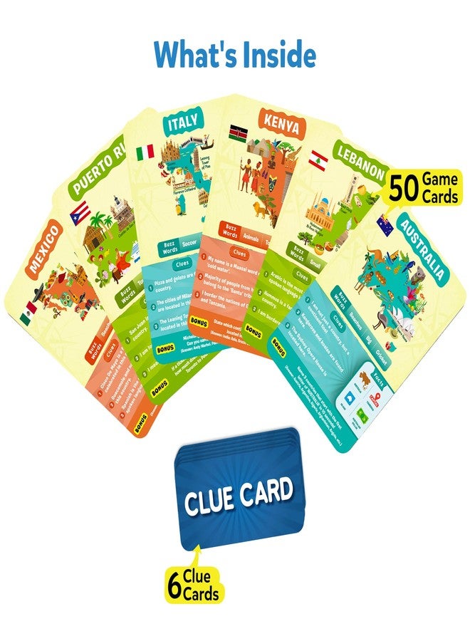 Skillmatics Guess in 10 Countries of the World, Perfect for Boys, Girls, Kids & Families Who Love Card Games, Educational Toys, Board Games, Trivia, Gifts for Ages 8, 9, 10 & Up - Image 2
